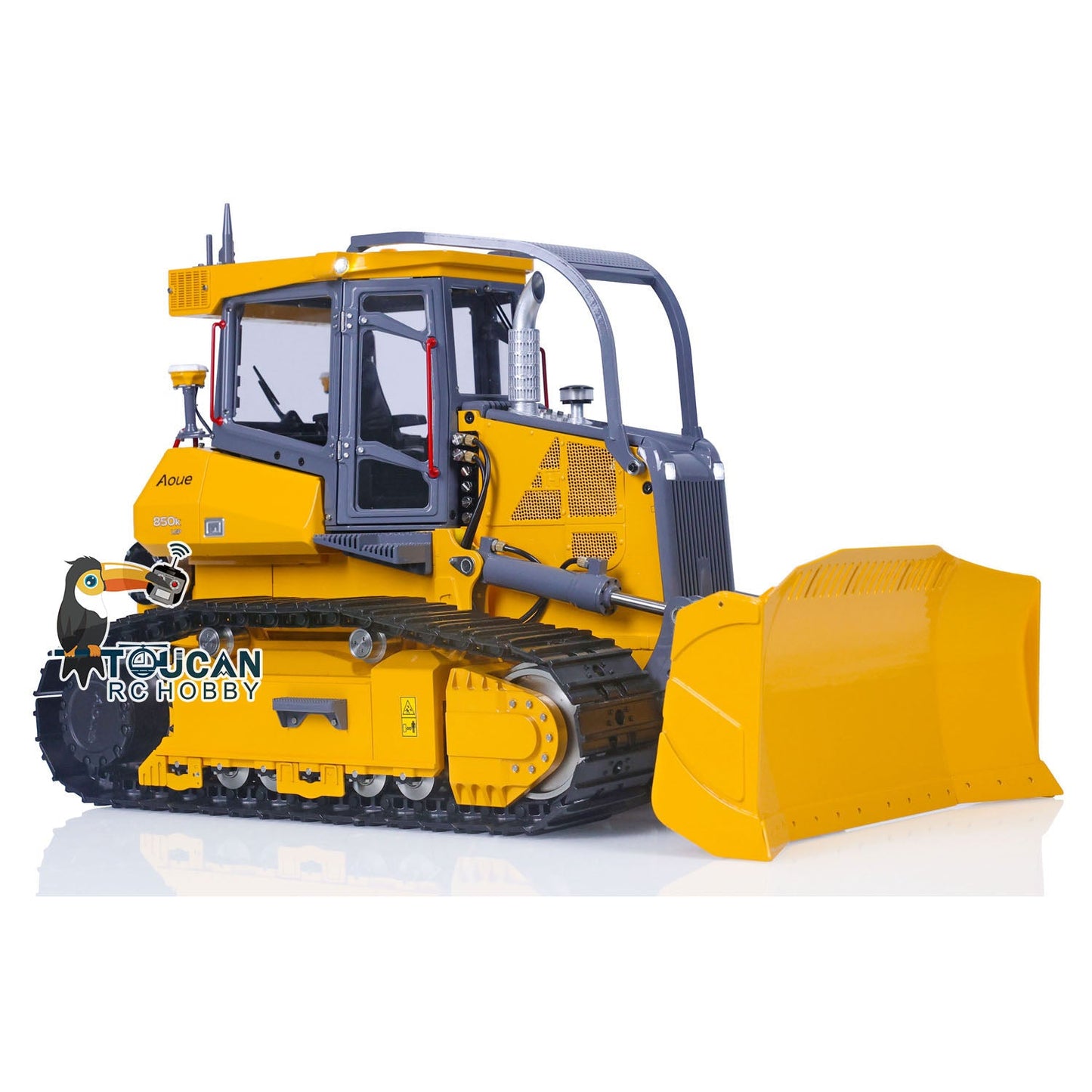 IN STOCK LESU Metal 1/14 RC Hydraulic Dozer Aoue 850K Painted Assembled PNP Bulldozer B0005