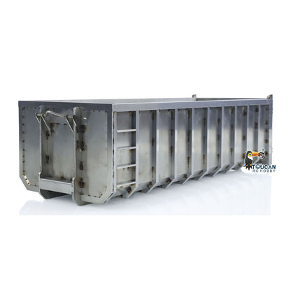 Metal Trash High Bucket for 1/14 10x10 8x8 RC Roll On/Off Hydraulic Dumper Truck