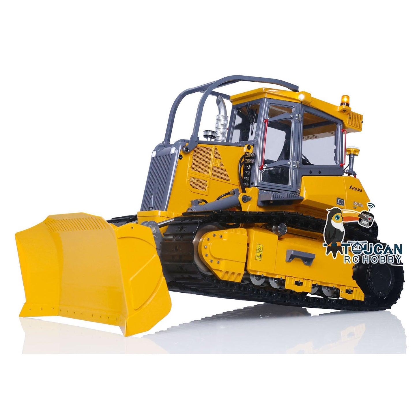 IN STOCK LESU Metal 1/14 RC Hydraulic Dozer Aoue 850K Painted Assembled PNP Bulldozer B0005