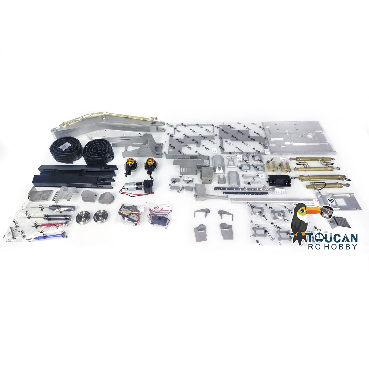 EN STOCK LESU 1:14 Échelle Aoue LR945 KIT RC Excavatrice hydraulique B0016