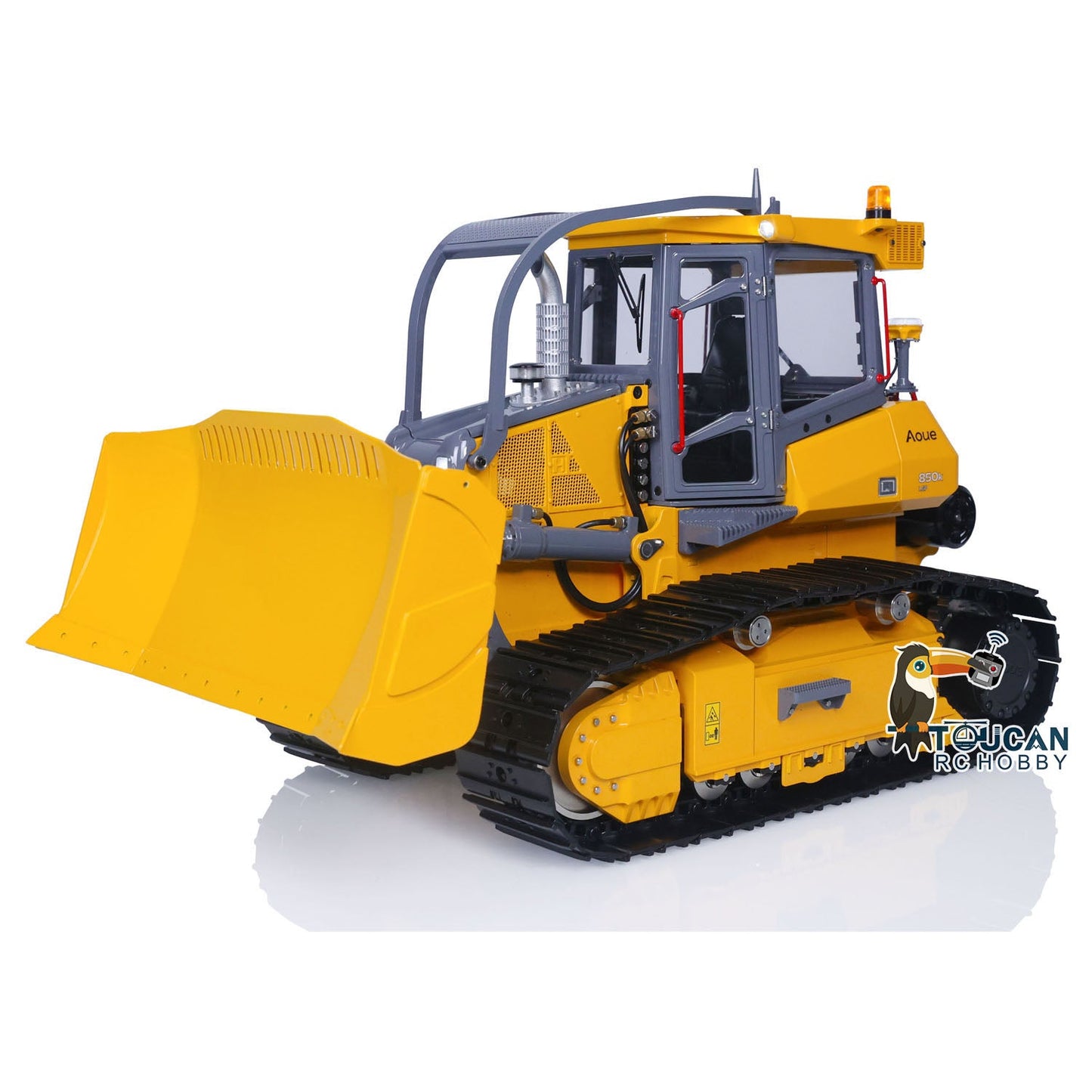 IN STOCK LESU Metal 1/14 RC Hydraulic Dozer Aoue 850K Painted Assembled PNP Bulldozer B0005