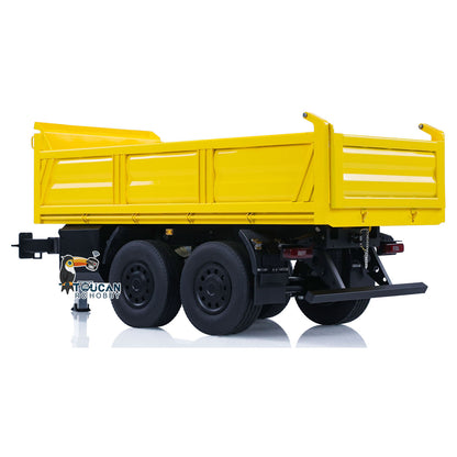 Metal 2 Axles LESU 1/14 RC Full Trailer Hydraulic Dumper