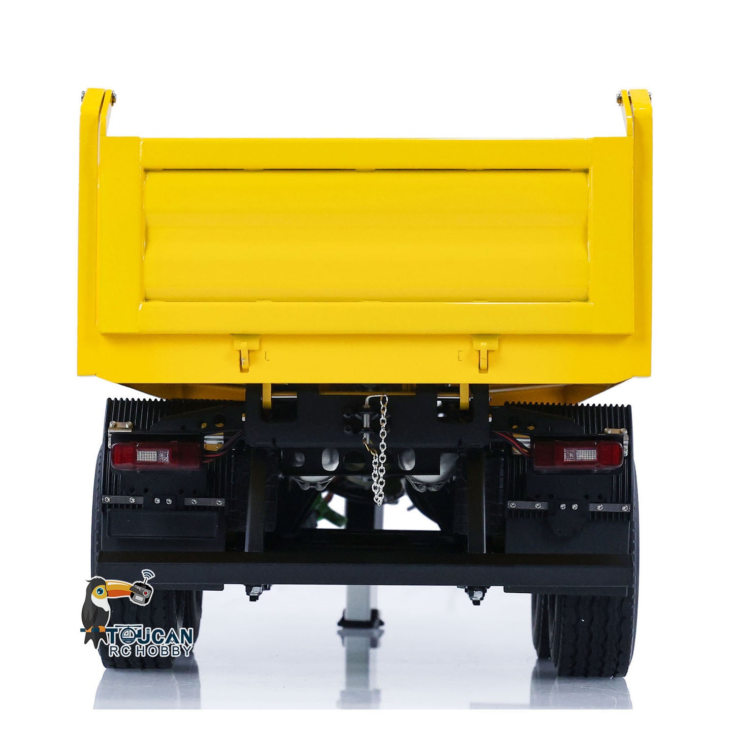 Metal 2 Axles LESU 1/14 RC Full Trailer Hydraulic Dumper