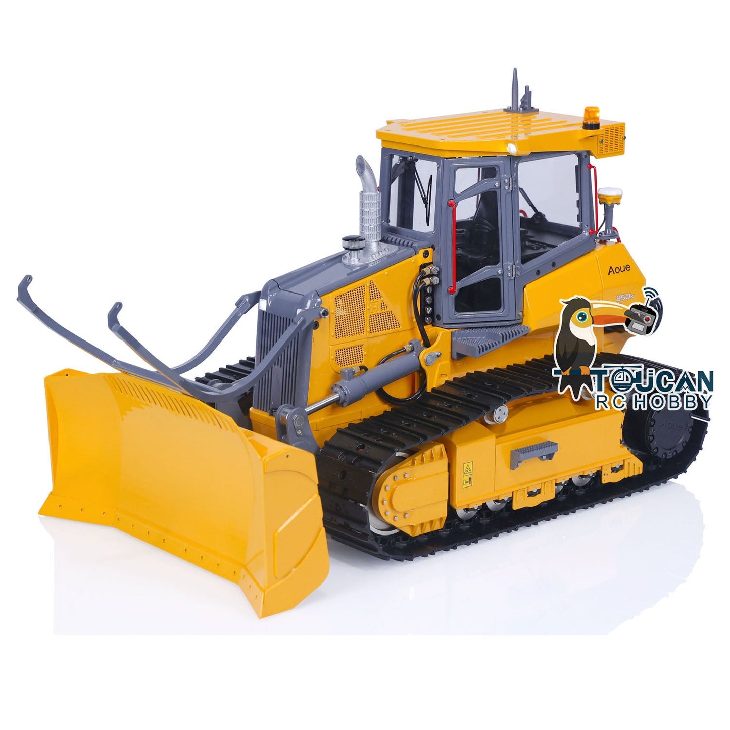 IN STOCK LESU Metal 1/14 RC Hydraulic Dozer Aoue 850K Painted Assembled PNP Bulldozer B0005