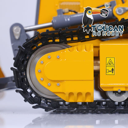 AUF LAGER 1/14 LESU Aoue 850K RC Hydraulische Planierraupe Schwarz Track Bulldozer