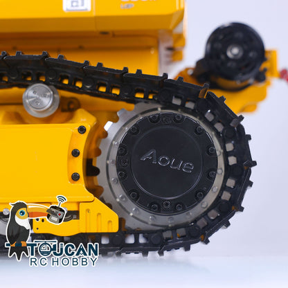 AUF LAGER 1/14 LESU Aoue 850K RC Hydraulische Planierraupe Schwarz Track Bulldozer