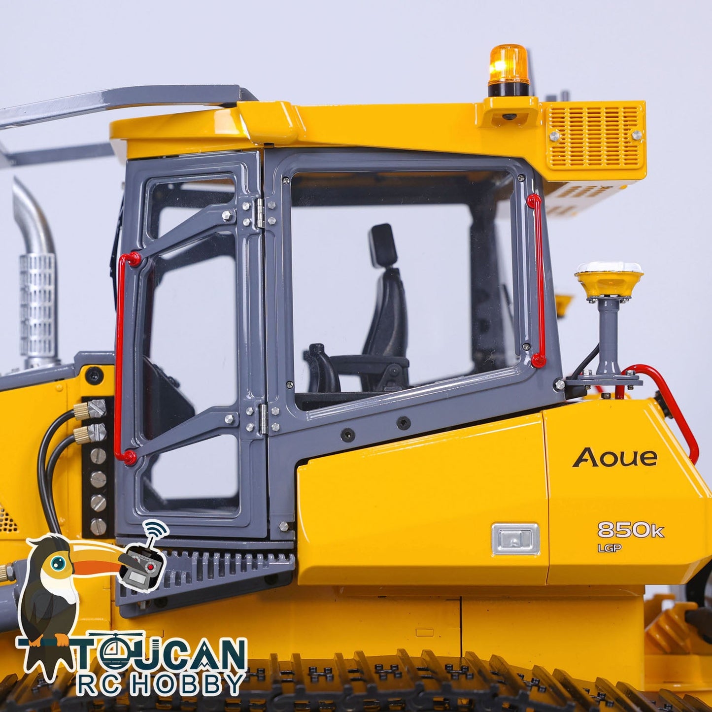 IN STOCK LESU Metal 1/14 RC Hydraulic Dozer Aoue 850K Painted Assembled PNP Bulldozer B0005