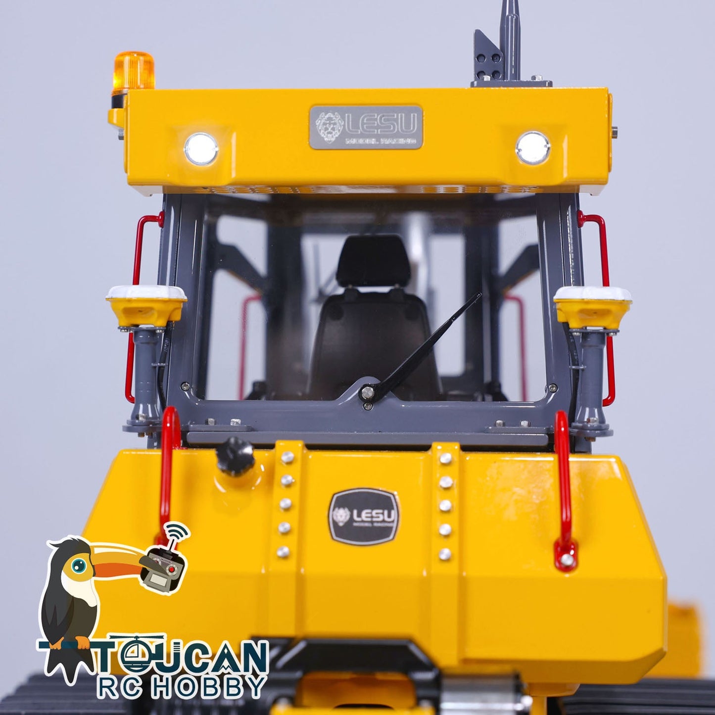 IN STOCK LESU Metal 1/14 RC Hydraulic Dozer Aoue 850K Painted Assembled PNP Bulldozer B0005