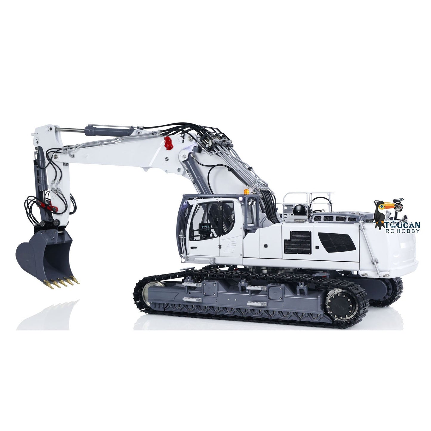 LESU 1/14 RC Full Hydraulic Excavator LR960 RTR Digger Frsky XE Radio Battery Without Sound System