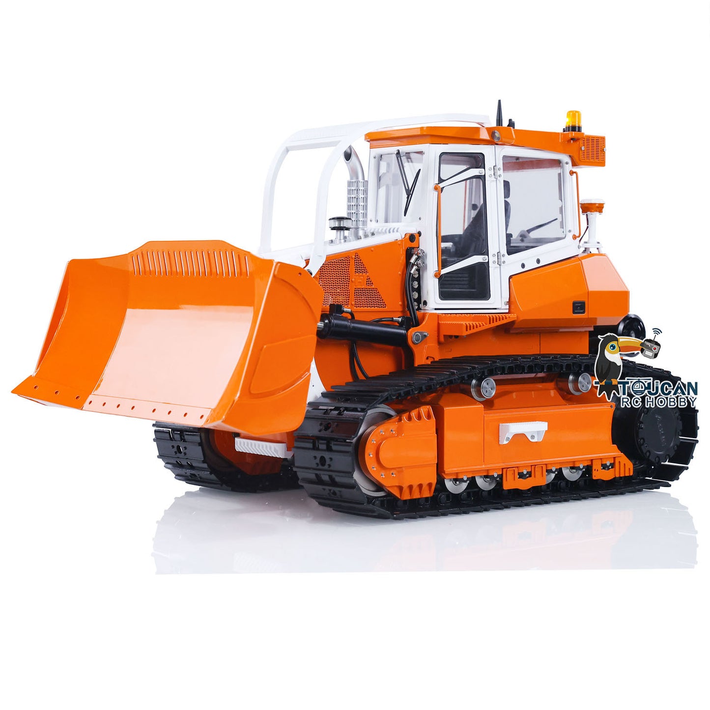 1/14 Hydraulic RC Bulldozer LESU Aoue 850K Metal I6S Remote Control Dozers Model