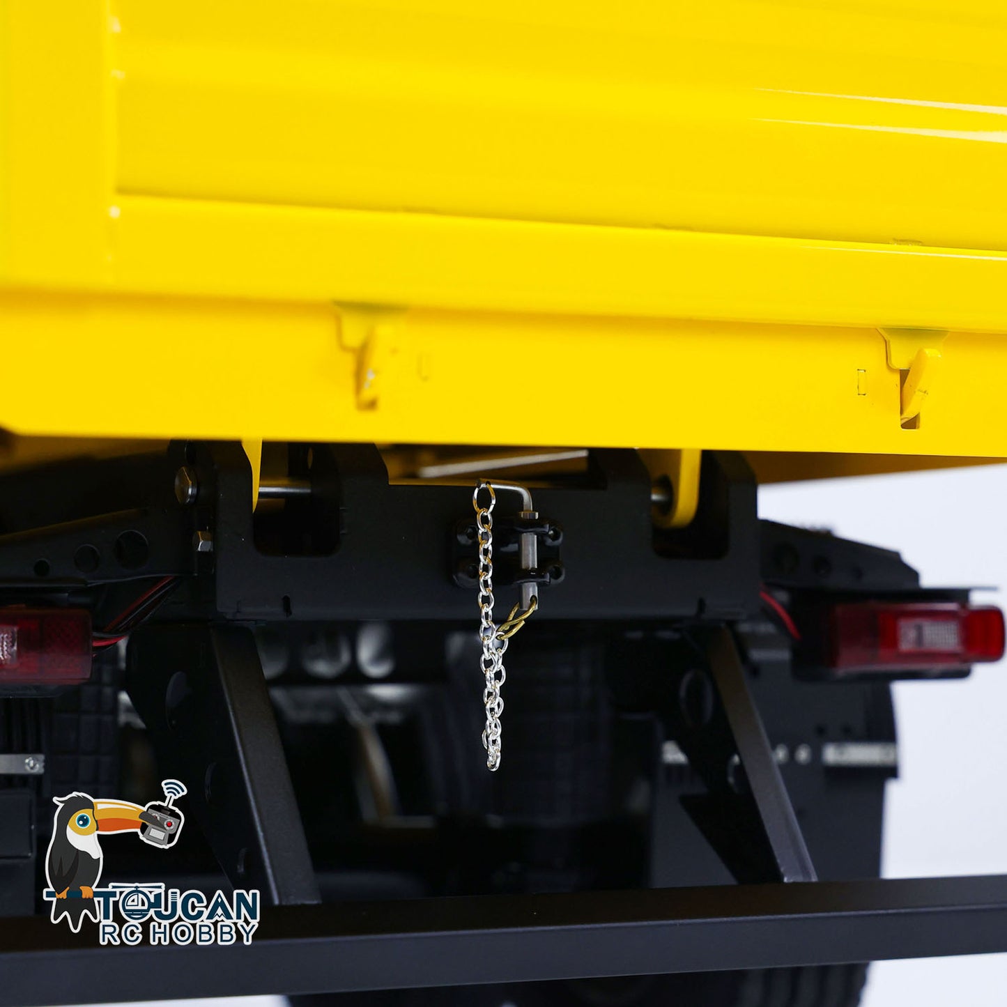 Metal 2 Axles LESU 1/14 RC Full Trailer Hydraulic Dumper