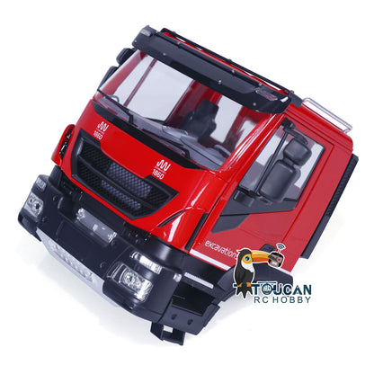 Coque de voiture en plastique avec pièce de rechange intérieure pour camion RC 1/14 TAMIYA IVECOL Dumper