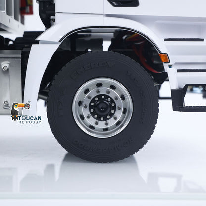 6x6 1/14 RC Hydraulic Dump Truck 3348 2025 Tipper Metal Axles Gearbox Suspension Bucket Oil Tank Light Sound