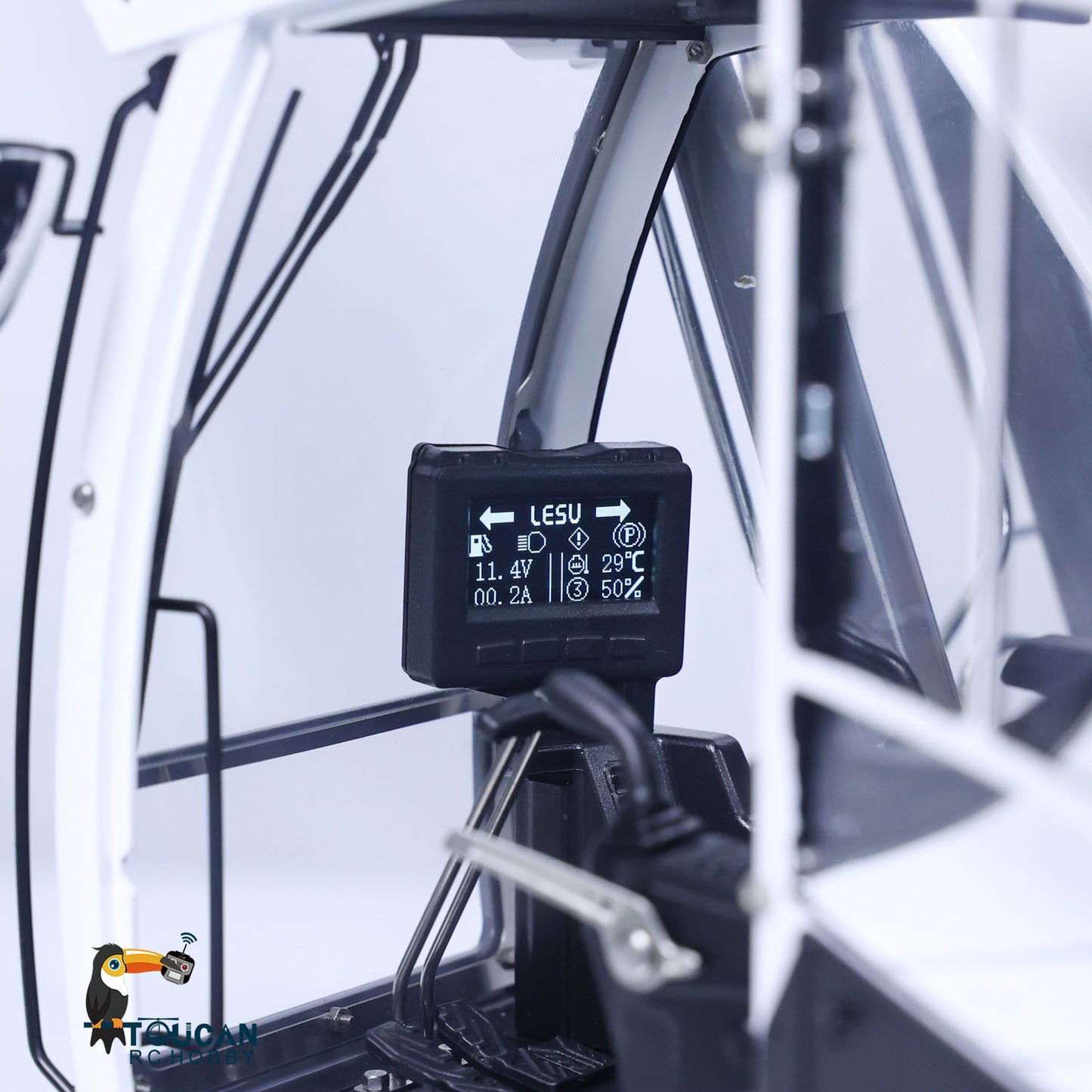 LESU 1/14 Aoue Metal Painted Assembled RTR LR945 Hydraulic RC Excavator Digger B0016