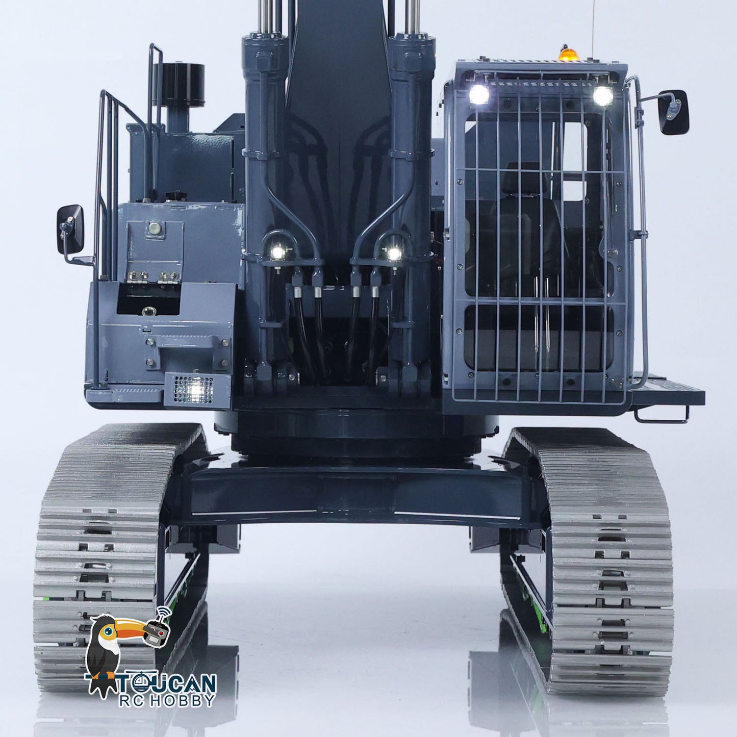 LESU Metal 1/14 RC Hydraulic Excavator Aoue ZX490 Upgraded Heavy Digger Model Paladin PL18EV Lite Sound Smoke