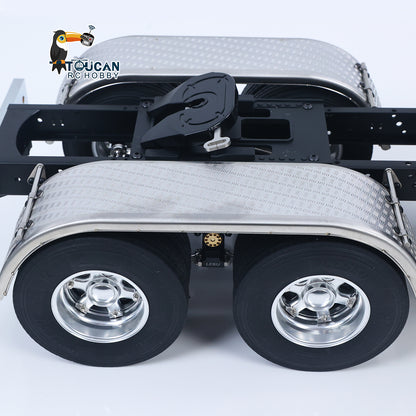 LESU 1/14 Scale Metal 6*6 Chassis for Remote Controlled Tractor Truck Motor Servo DIY Model W/O Battery Charger ESC