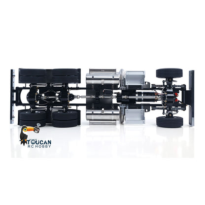 LESU 1/14 Scale Metal 6*6 Chassis for Remote Controlled Tractor Truck Motor Servo DIY Model W/O Battery Charger ESC