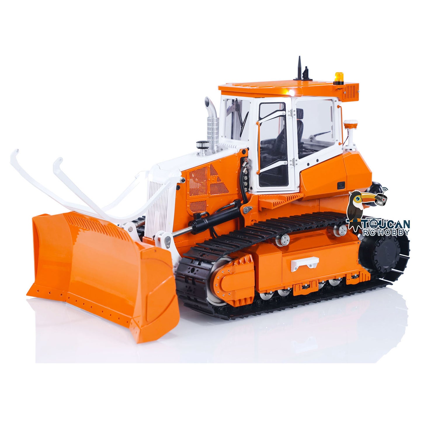 1/14 Hydraulic RC Bulldozer LESU Aoue 850K Metal I6S Remote Control Dozers Model