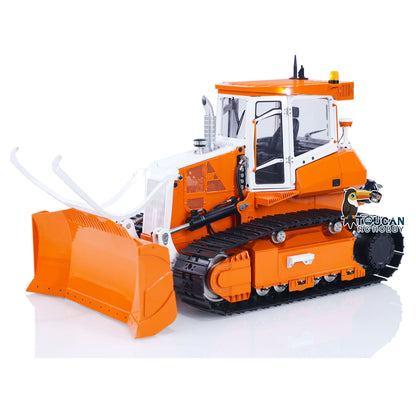 1/14 Hydraulic RC Bulldozer LESU Aoue 850K Metal I6S Remote Control Dozers Model