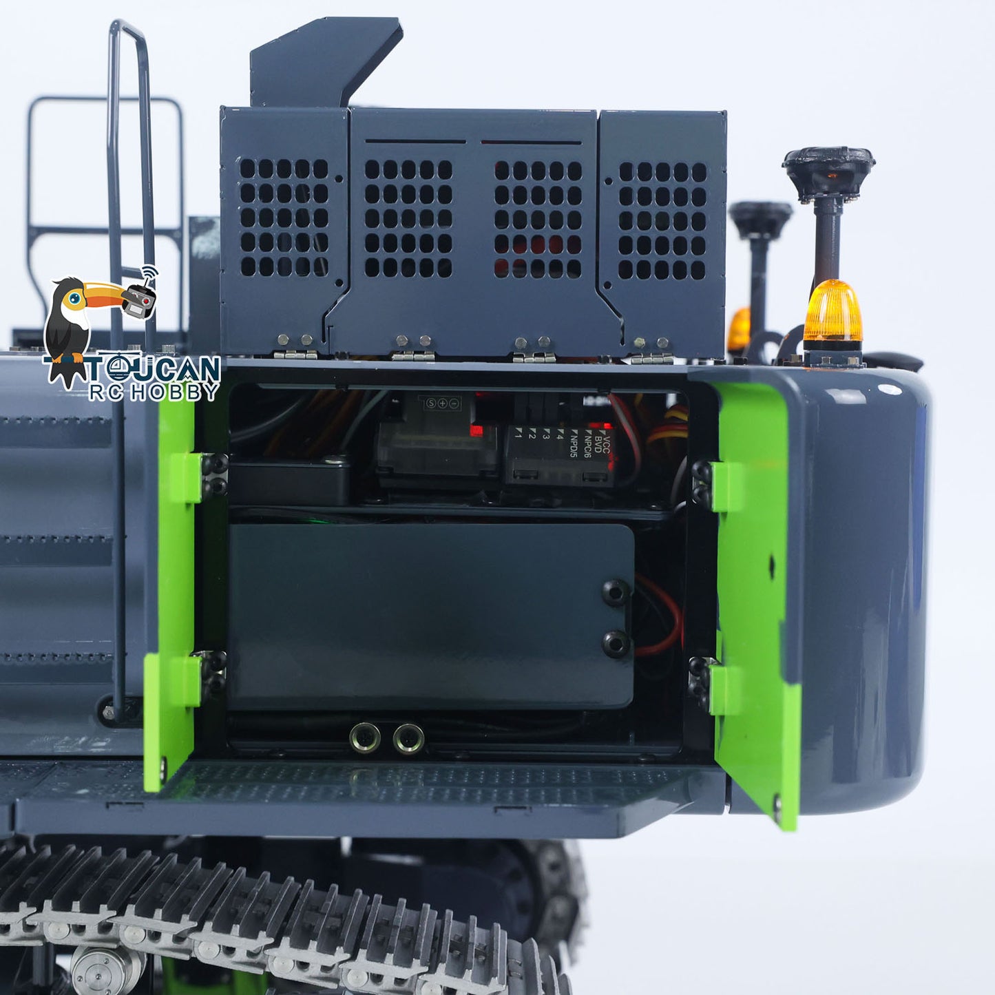 LESU Metal 1/14 RC Hydraulic Excavator Aoue ZX490 Upgraded Heavy Digger Model Paladin PL18EV Lite Sound Smoke
