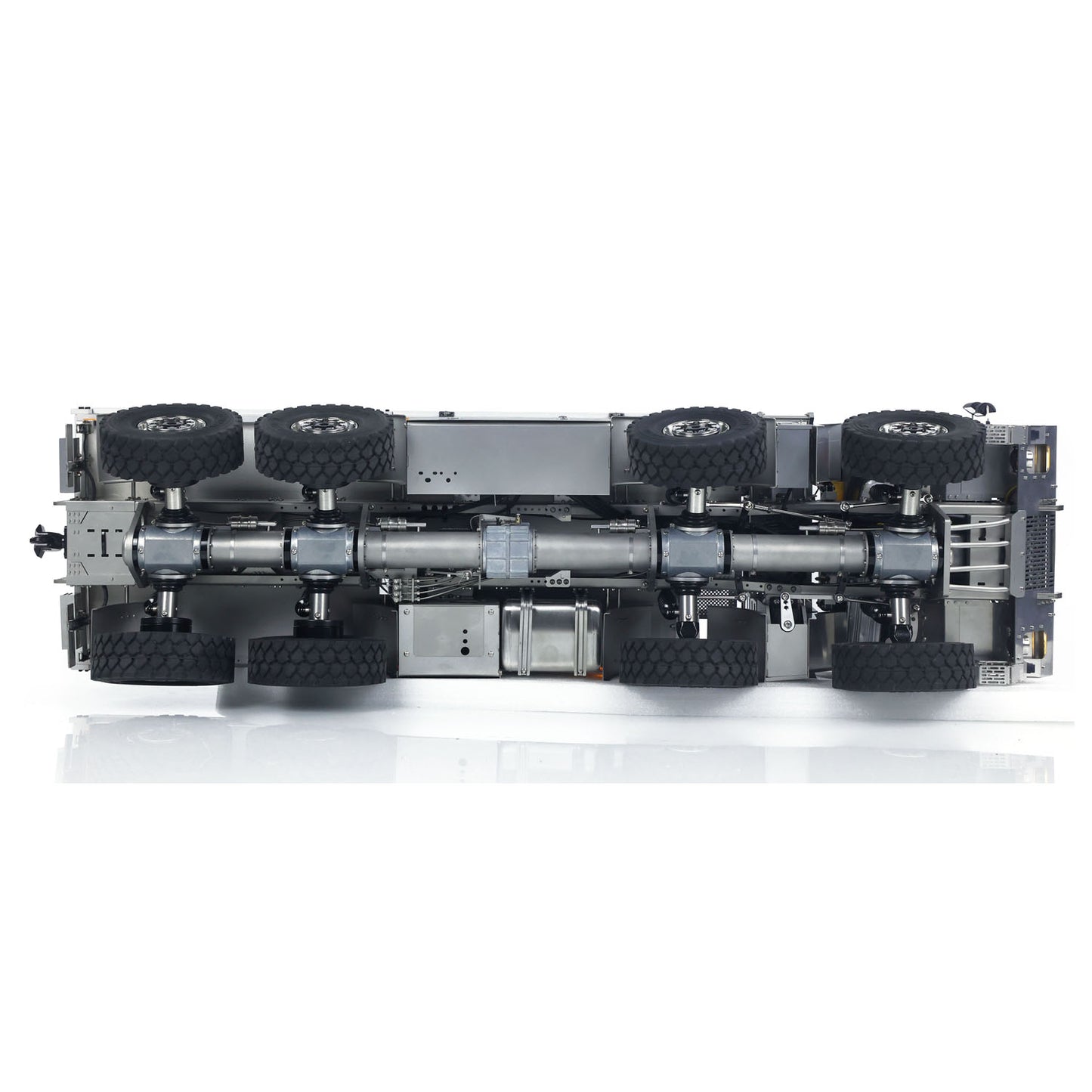 T815 3Speed 1/14 RC Off Road Military Truck Metal Body Remote Control 8*8 Transport Vehicle Flysky ST8 Radio Light Sound