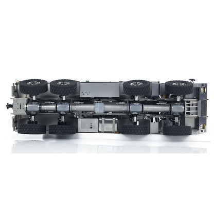 T815 3Speed 1/14 RC Off Road Military Truck Metal Body Remote Control 8*8 Transport Vehicle Flysky ST8 Radio Light Sound