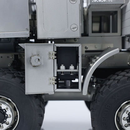 T815 3Speed 1/14 RC Off Road Military Truck Metal Body Remote Control 8*8 Transport Vehicle Flysky ST8 Radio Light Sound