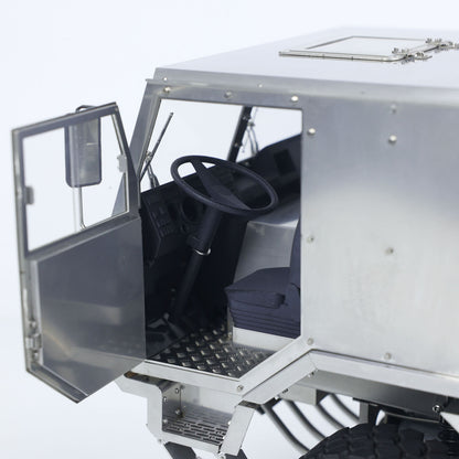 T815 3Speed 1/14 RC Off Road Military Truck Metal Body Remote Control 8*8 Transport Vehicle Flysky ST8 Radio Light Sound