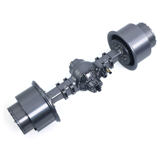 1/14 Metal Wheel Side Reduction Front/Rear Axles Differential Lock for 1/14 RC Articulated Truck E450C Radio Control Hydraulic Loader ZW370 JDM-198