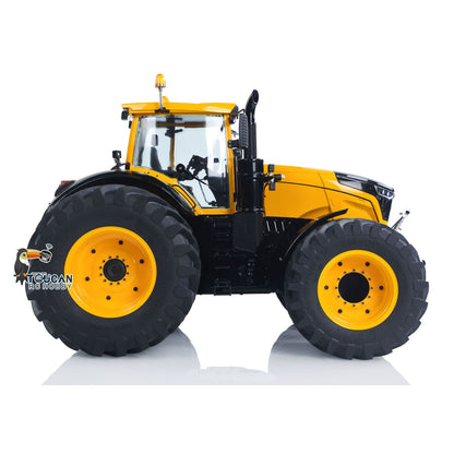 LESU 4x4 90% Metal Body 1/14 RC Hydraulic Tractor AOUE 1050 Radio Controlled Agricultural Vehicle Light Smoking Simulation Sound