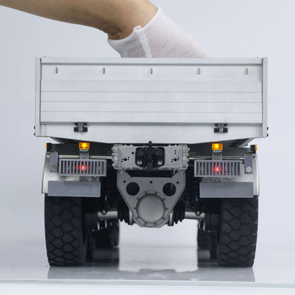 T815 3Speed 1/14 RC Off Road Military Truck Metal Body Remote Control 8*8 Transport Vehicle Flysky ST8 Radio Light Sound