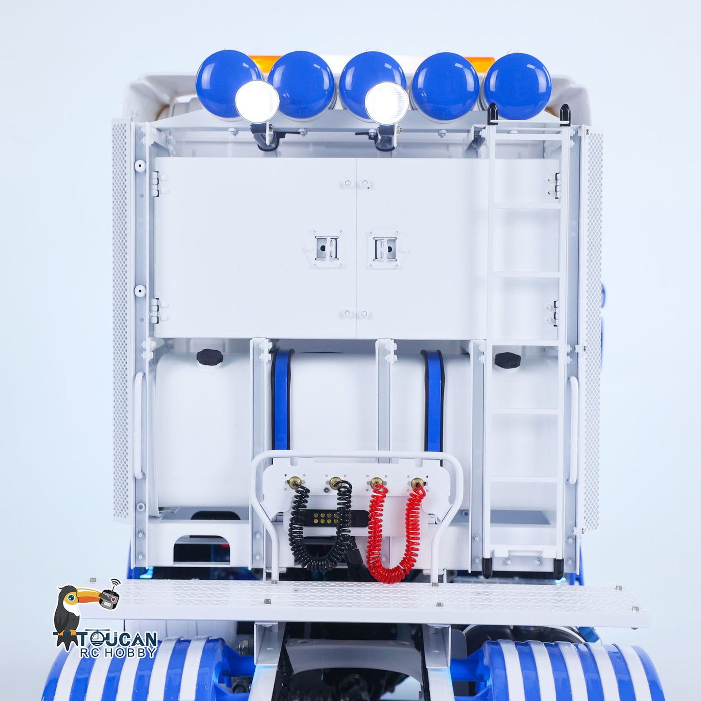 Unitru 04 10x10 Metal Chassis SC 3Speed 1/14 RC Tractor Truck RTR Smoke Light Sound ST8 Radio Battery