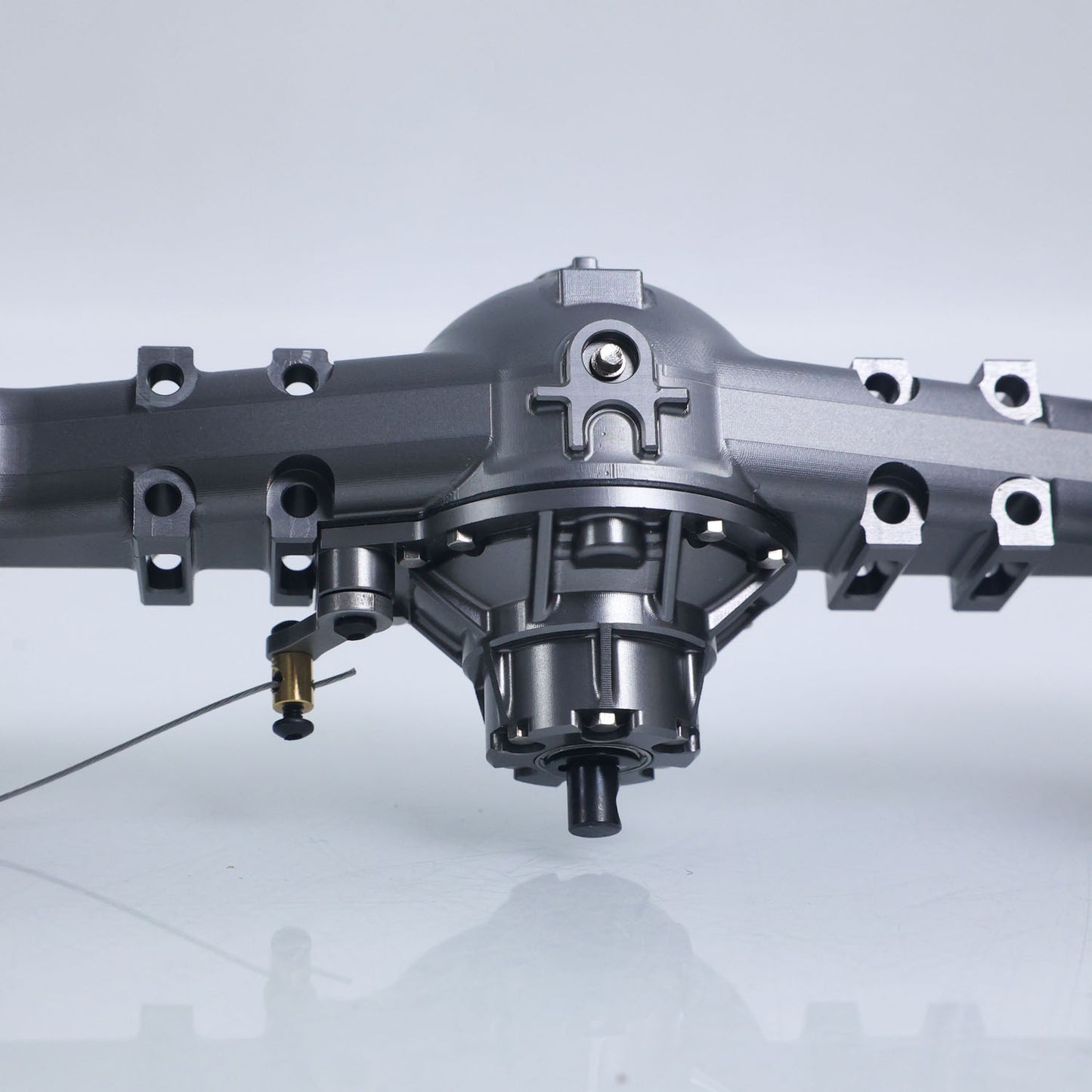 1/14 Metal Wheel Side Reduction Front/Rear Axles Differential Lock for 1/14 RC Articulated Truck E450C Radio Control Hydraulic Loader ZW370 JDM-198