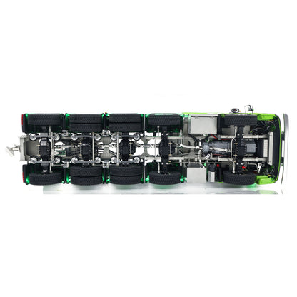 Unitru-01 3363 1/14 RC Tractor Truck Remote Control Lorry Car 10*10 Metal Chassis Smoke ST8 Radio Differential Lock RTR Light Multimedia Display Screen