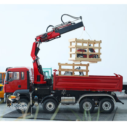 Voiture à benne basculante hydraulique LESU RC 8X8 1/14 RTR