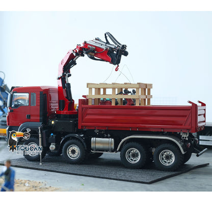 Voiture à benne basculante hydraulique LESU RC 8X8 1/14 RTR