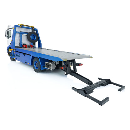 JDMODEL-196 1/14 4x4 Metal RC Hydraulic Flatbed Tow Truck