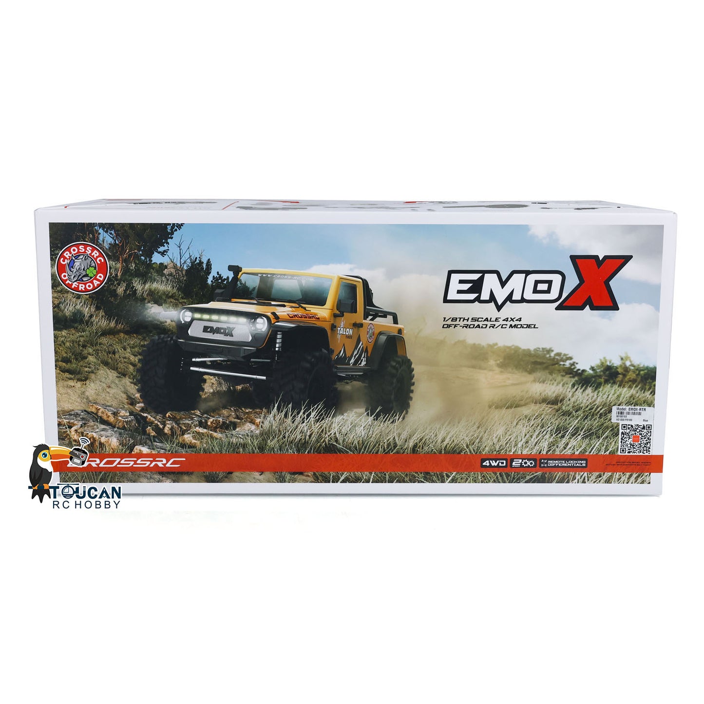 US STOCK 1/8 CROSSRC EMOX Remote Control Off-road Vehicles RC Crawler Car 4WD RTR Model