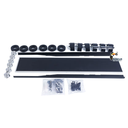 EN STOCK TOUCANRC Châssis à plateau RC Semi-remorque pour camion tracteur DIY TAMIYA 1/14