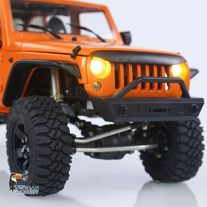 CAPO 1/18 RC Crawler Car CUB2 RTR Remote Control Off Road Vehicle 2-Speed Transmission Flysky GT5 Radio Battery Light Sound
