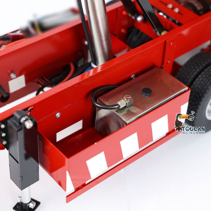 Metal 1/14 Hydraulic Dump Trailer Electric Landing Legs for TAMIYA RC Tractor Truck Car