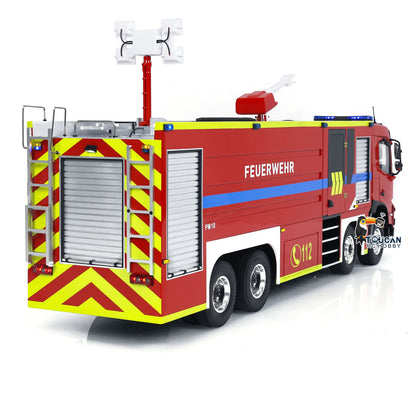 1/14 Ferngesteuertes Feuerwehrauto 8x4 RC Feuerwehrmodell