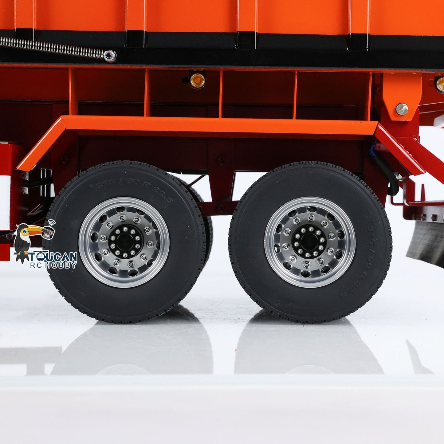 Metal 1/14 Hydraulic Dump Trailer Electric Landing Legs for TAMIYA RC Tractor Truck Car