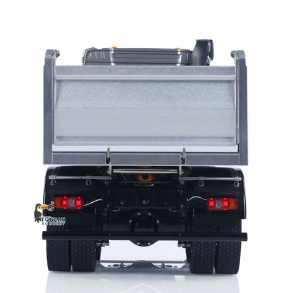 6x6 1/14 RC Hydraulic Dump Truck 3348 2025 Tipper Metal Axles Gearbox Suspension Bucket Oil Tank Light Sound