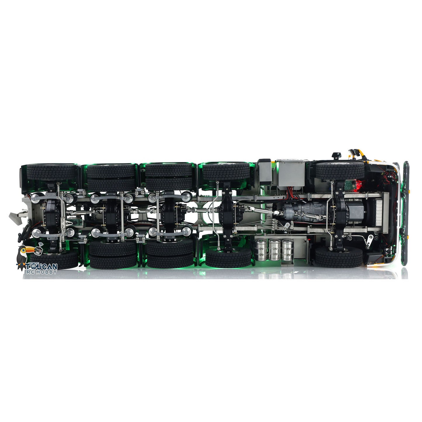 Unitru 02 FH16 1/14 Remote Control Tractor Truck 10x10 Metal Chassis RTR RC Lorry Car Model ST8 Radio Battery Smoke Light 3Speed
