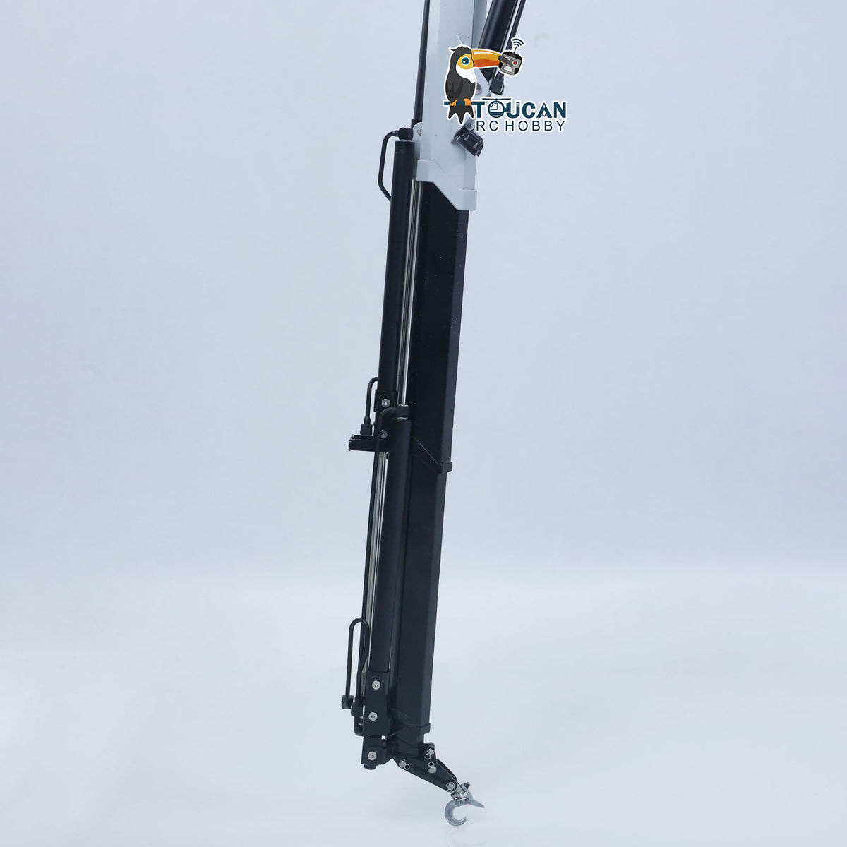 4151 AK Metal 1/14 RC Tractor Truck with Hydraulic Crane Fly Jib Arm Bucket 6*6 Remote Control Farm Car 3Speed Model Lorry Sound