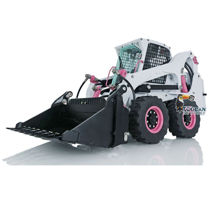 LESU 1/14 RC Metal Hydraulic Aoue LT5H Painted Assembled RTR Wheeled Skid Steer Loader A0008