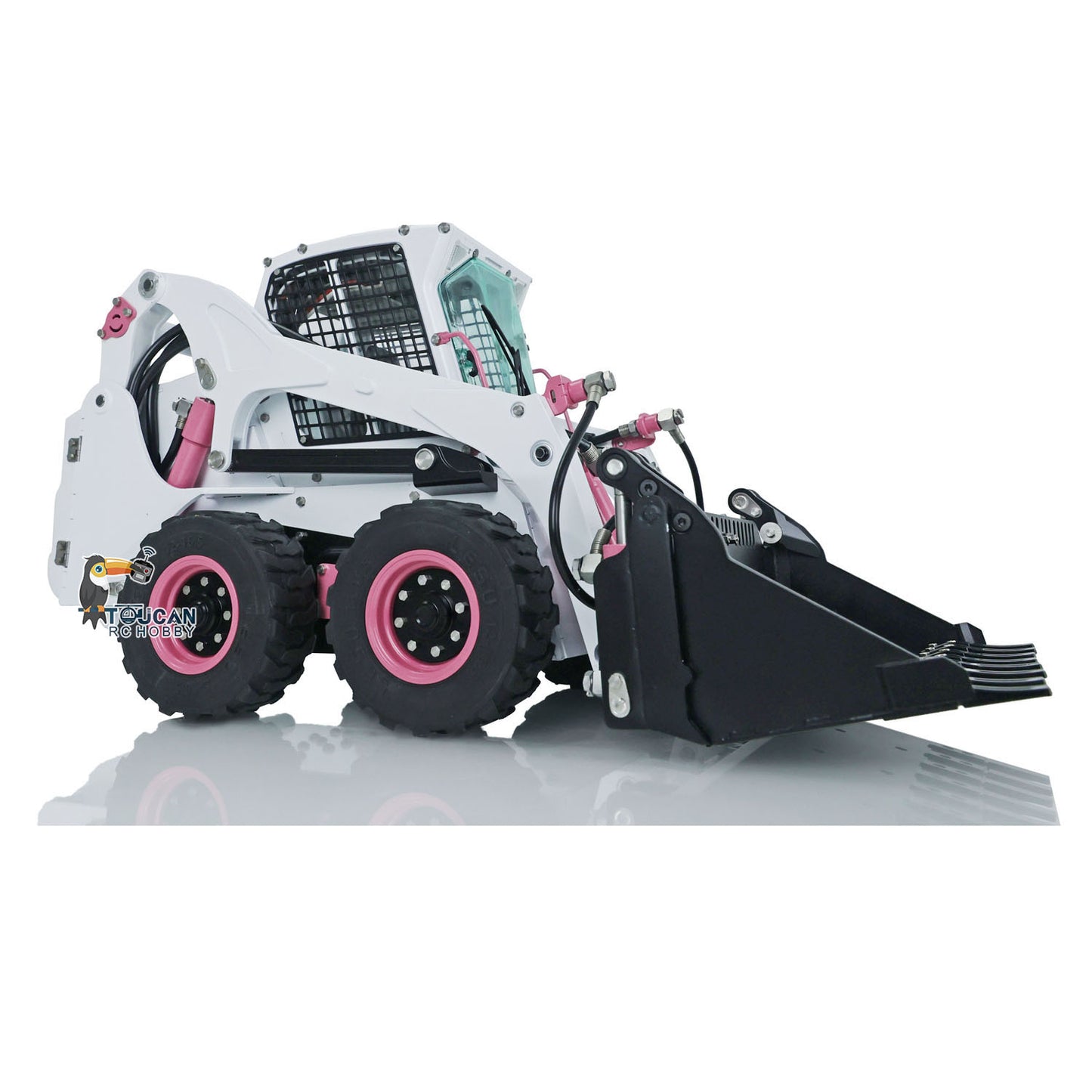 LESU 1/14 RC Metal Hydraulic Aoue LT5H Painted Assembled RTR Wheeled Skid Steer Loader A0008