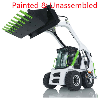 LESU 1/14 RC Metal Hydraulic Aoue LT5H Painted Unassembled Wheeled Skid Steer Loader A0008