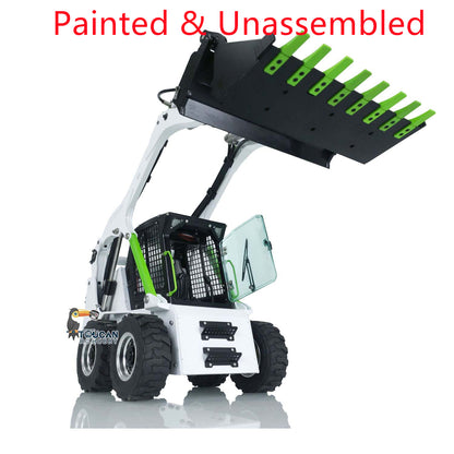 LESU 1/14 RC Metal Hydraulic Aoue LT5H Painted Unassembled Wheeled Skid Steer Loader A0008